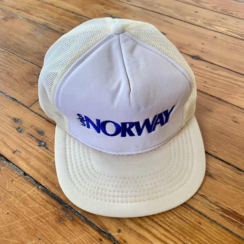 *vintage* SS Norway White Hat